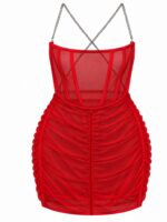 پیراهن شیشه ای پشت زنجیری - Image 9